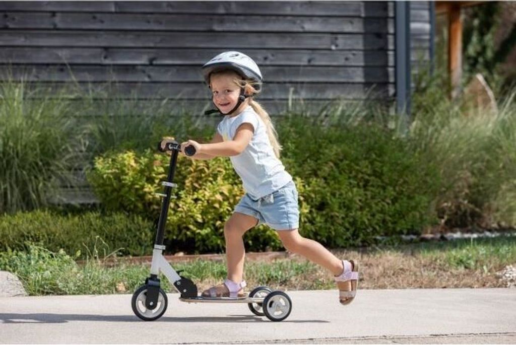 Smoby Dřevěná tříkolová koloběžka Blue Obrázek produktu 2