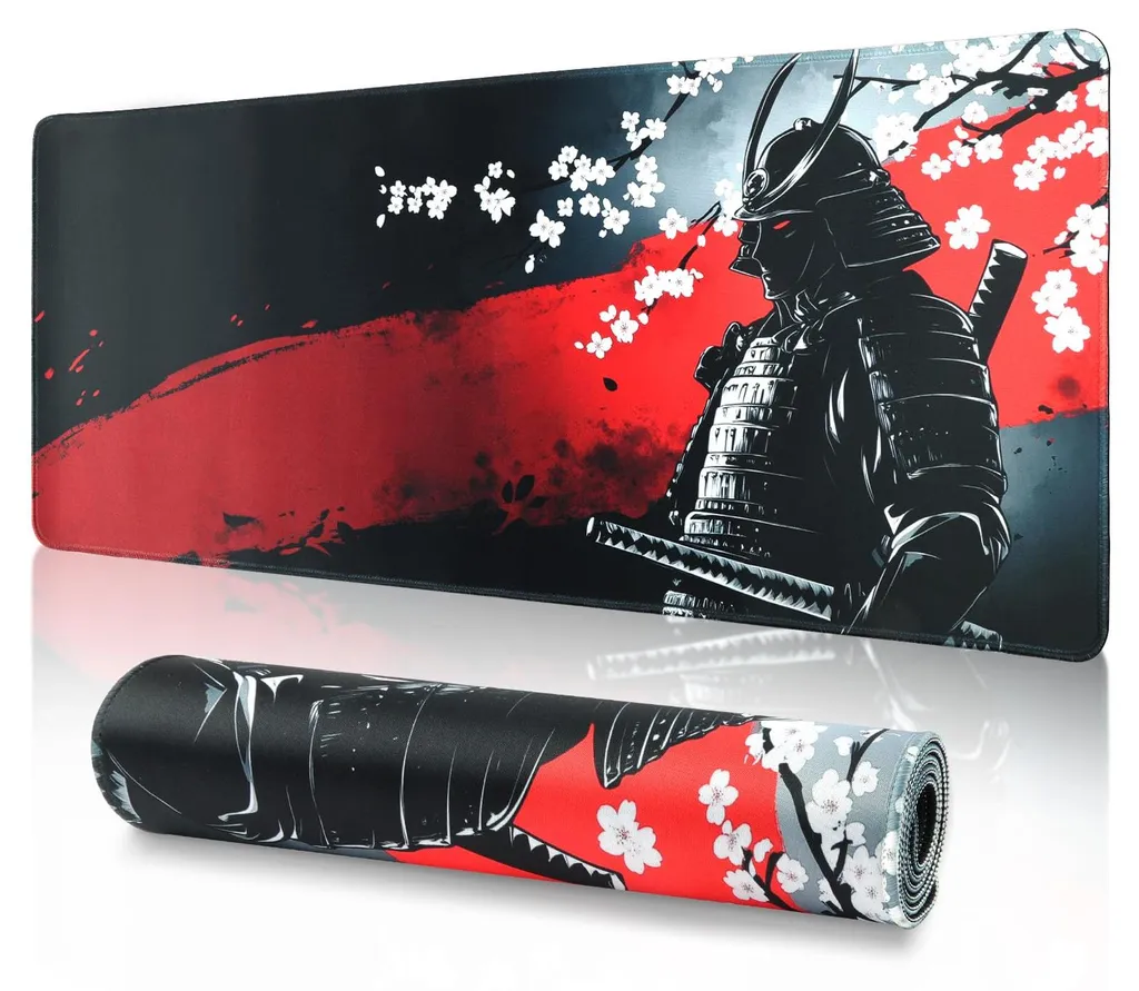 Tapis de souris antidérapant Warrior XL : fini les bords effilochés
