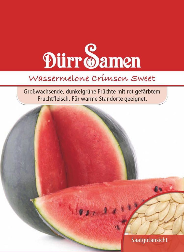Wassermelone Crimson Sweet | Wassermelonensamen von Dürr Produktbild 