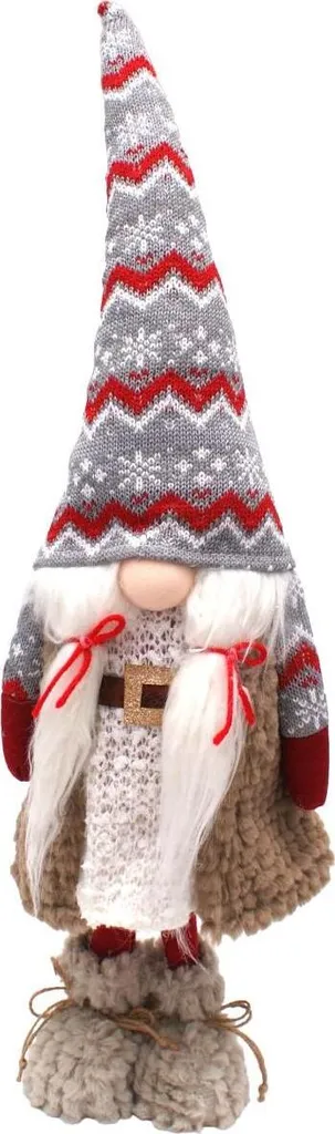 Nain folklorique robuste 59 cm avec ceinture - Déco stable et durable - 2