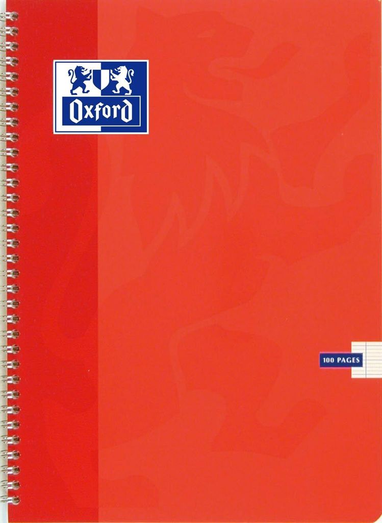 Oxford 100103584 Spiralheft DIN A4 SeyŠs 50 Blatt Image du produit 