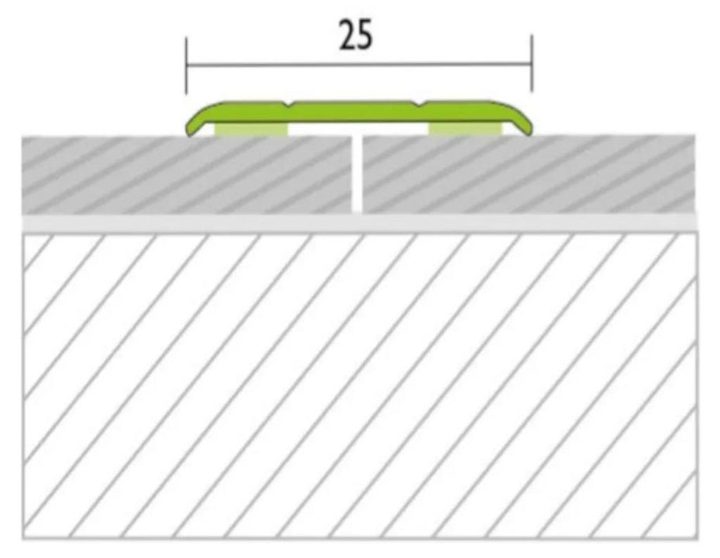 PROLINE Silber 30x30mm Übergangsprofil, Aluminium eloxiert, Bodenprofil, Kantenschutz, Laufleiste, Treppenstufenkante, rutschhemmend, für Fliesen...