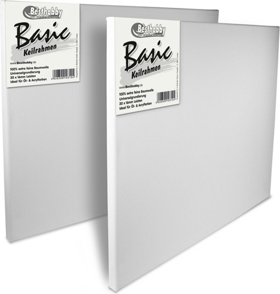 Keilrahmen -Basic- (20x 20cm (2 Stück))