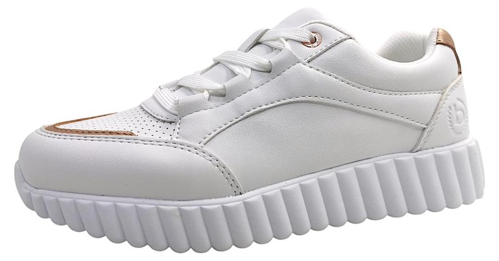 Bugatti Woman Carini Damenschuhe Schnürschuhe Weiß Freizeit Produktbild 