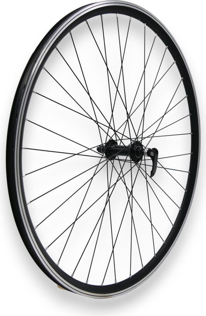 Laufrad Vorderrad 28" Alu Schwarz mit Schnellsapnner-Nabe Produktbild 2