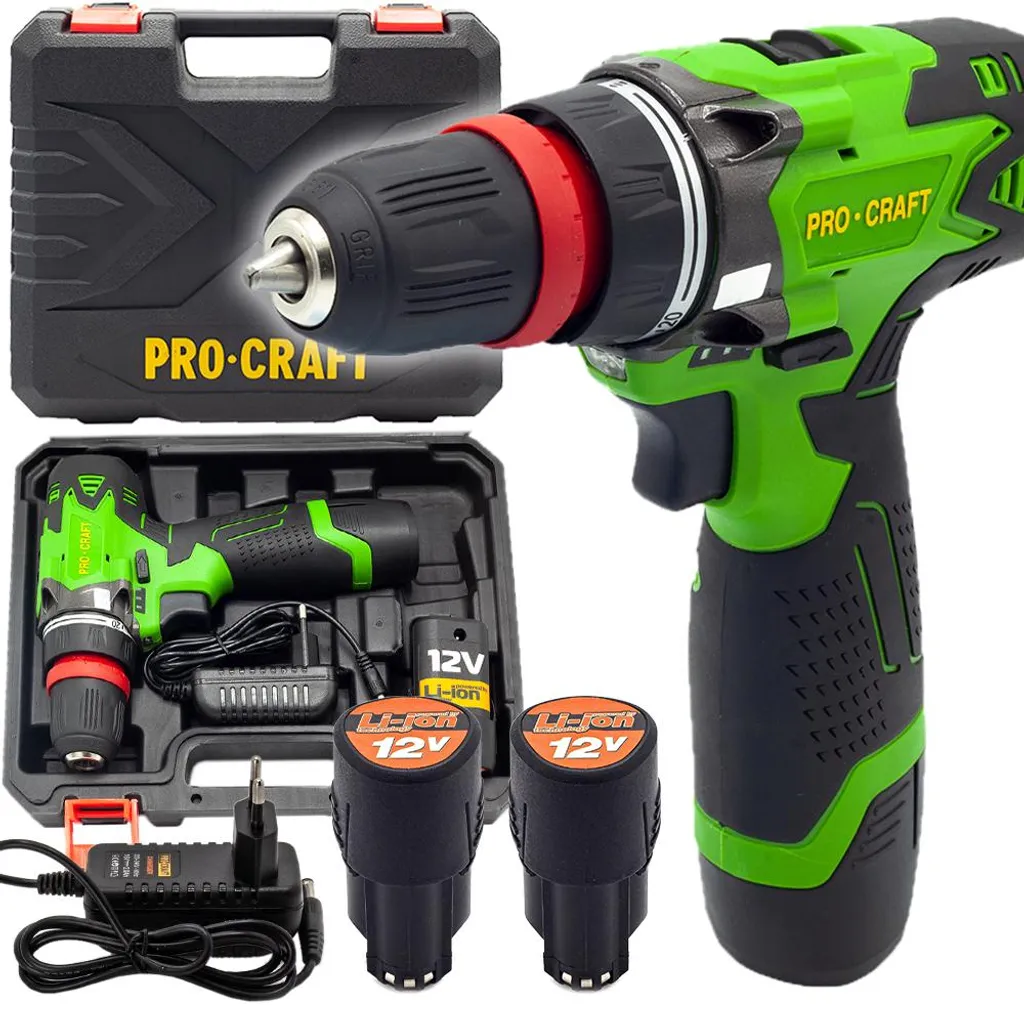 Visseuse sans fil Procraft PA12DFR idéale pour Montage de Meubles