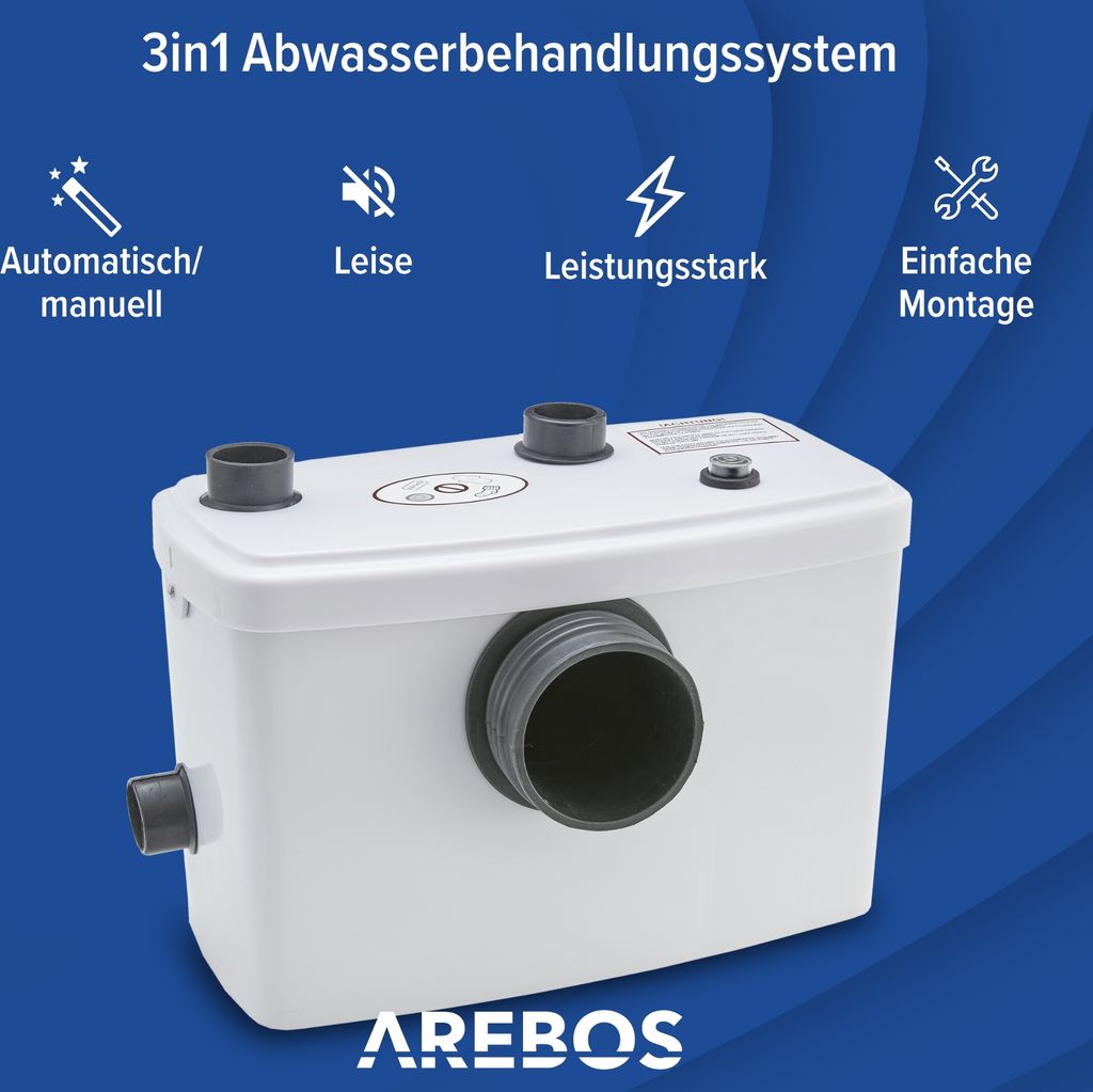 AREBOS Hebeanlage Schmutzwasserpumpe Sonstige Produktbild 3