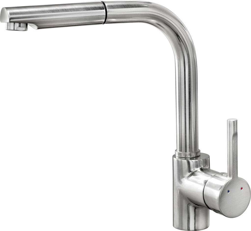 Teka GRIFO ARK 938 I, Standard, Edelstahl, Edelstahl, Drehventile, Einzelbild, 3/8"