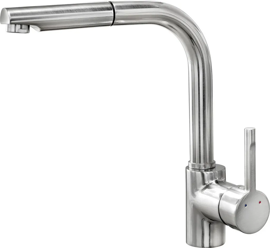 Robinet de Cuisine Teka Ark 938 Argenté - Mitigeur Design Haute Qualité