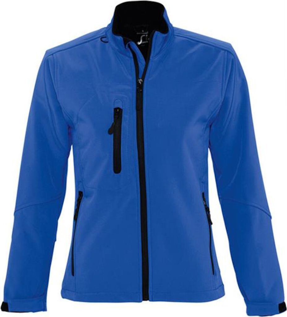 SOLS Damen Roxy Softshell-Jacke, atmungsaktiv, winddicht, wasserabweisend PC348 (2XL) (Königsblau)