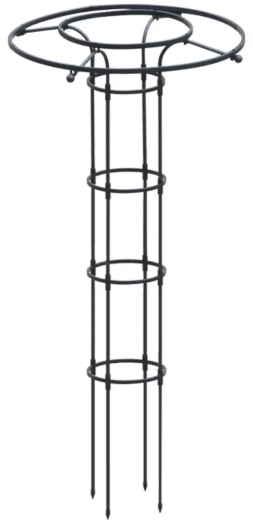 Tuteur colonne pour plantes grimpantes 150 cm - Support rond plastique
