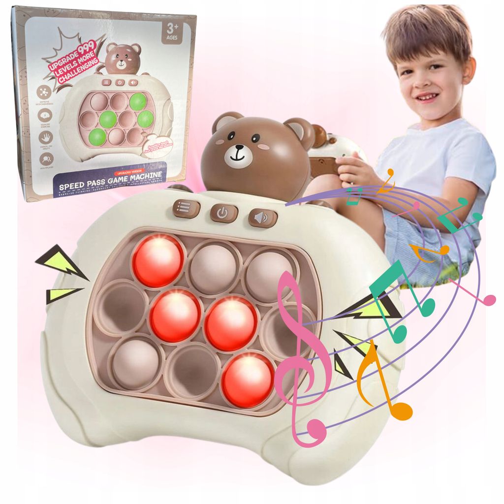 DYMEXSHOP | Geschicklichkeitsspiele - Pop It Pro Spiel - Miß Motiv - Elektronisch - Stressabbau und Geschicklichkeitsspiel