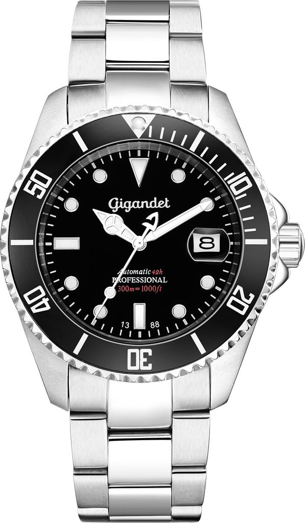 GIGANDET G2-002 Herren-Armbanduhr, Edelstahl-Gehäuse, Produktbild 