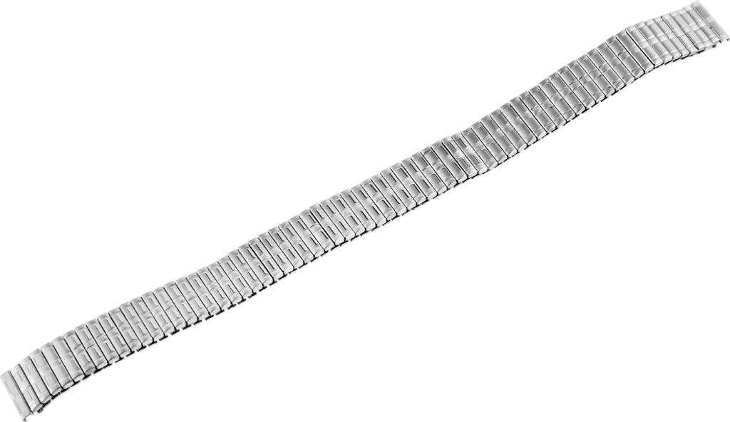 Uhren Ersatz Zugband , silberfarbig , 12 mm , länge : 17,5 cm