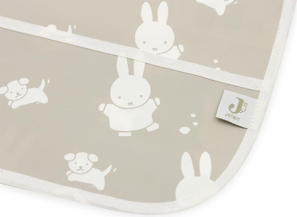 Jollein Miffy und Snuffy Lätzchen – mit Ärmeln – Olive Green
