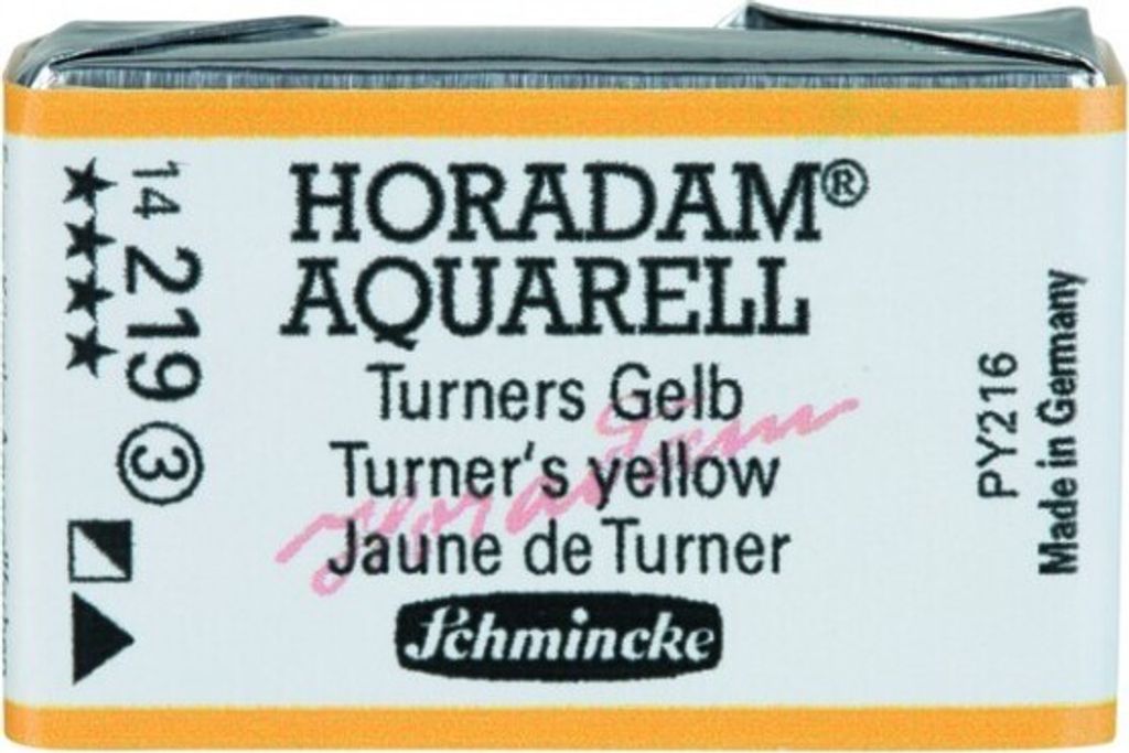 Schmincke HORADAM Aquarell Turners Gelb 1/1 Näpfchen 14219043