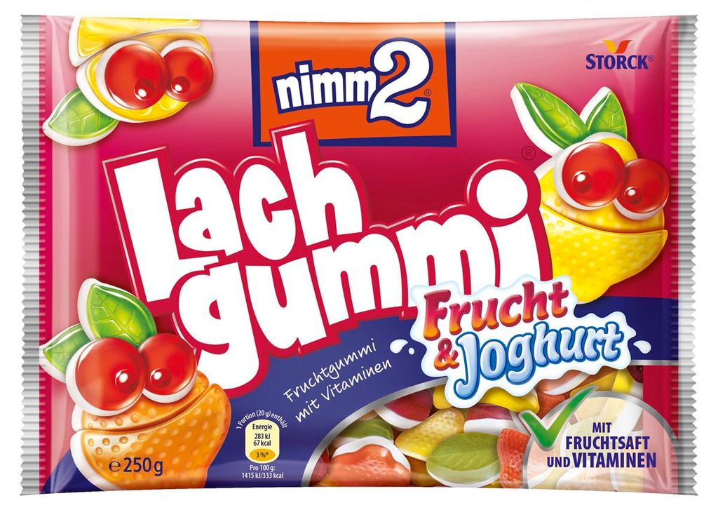 nimm2® 680409 nimm2® Lachgummi Frucht & Joghurt Fruchtgummi Obrázek produktu 