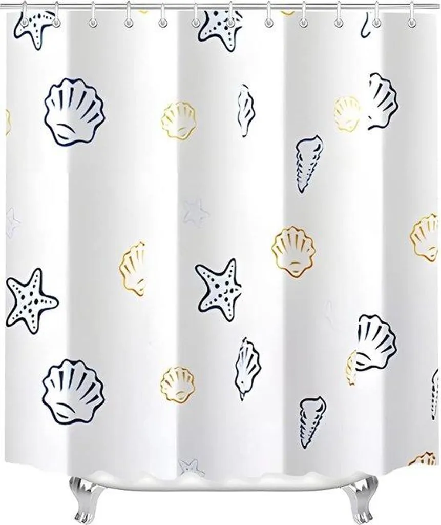 Rideau de douche anti-moisissure 240x200 fini les sols mouillés