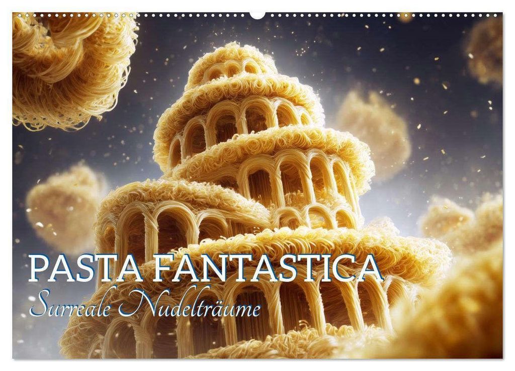 Pasta Fantastica. Surreale Nudelträume (Wandkalender 2027 DIN A2 quer), CALVENDO Monatskalender