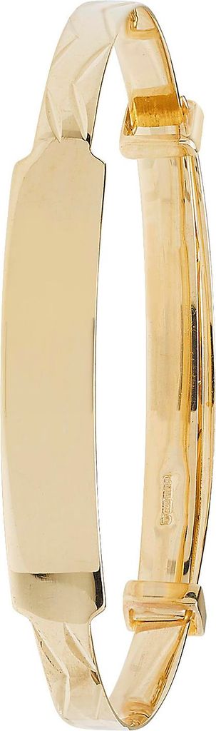 Schöner 9 Karat (375) Gold Baby - Armreif - 3mm; TRS14229