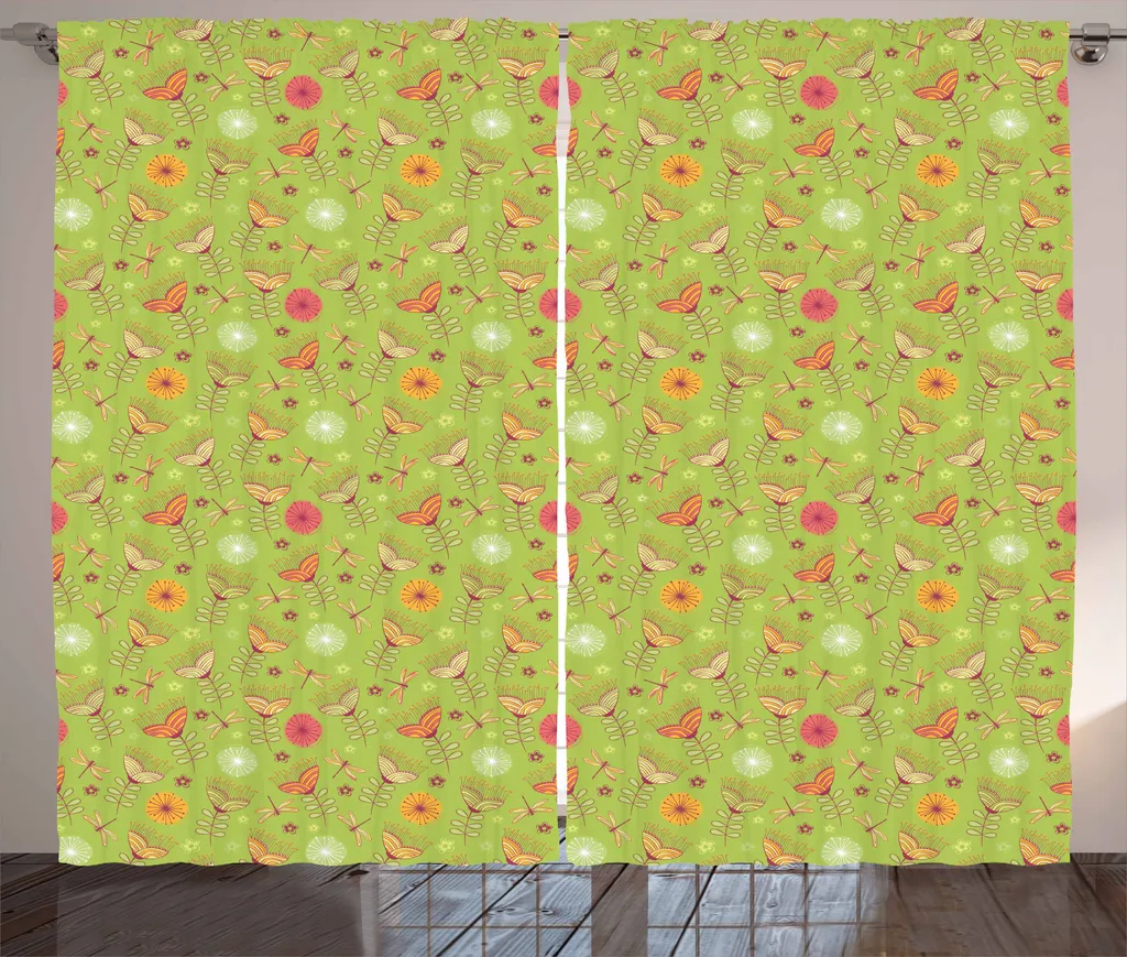 Rideau large 280x225 cm pour chambre, une Ambiance Nature Instantanée
