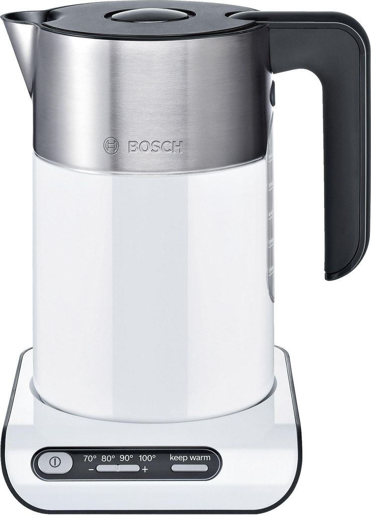 Bosch Styline TWK8611P - Wasserkocher - 2,4 kW - Weiß/Anthrazit (TWK8611P)