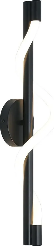 Applique LED 12W MELECA noire verticale avec éclairage modulable intégré - 4