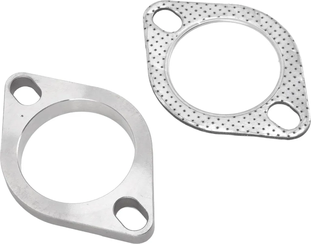 Kit Riparazione Scarico 2.5 Pollici Acciaio Inox con Flange e Bulloni