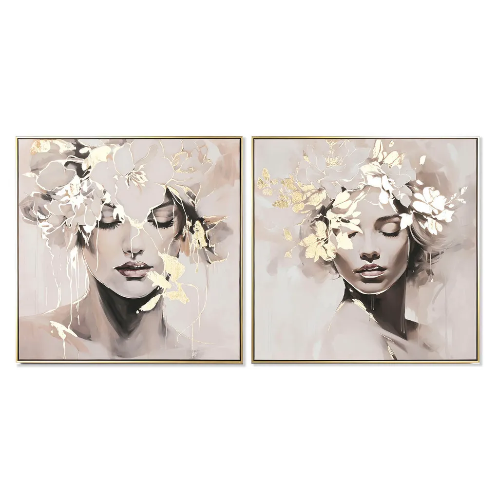 Duo de tableaux Blomster 82,3 cm : finition premium et grand format