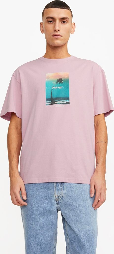 Jack&Jones Kurzarm-T-Shirt für Männer, JORVESTERBRO PICTURE TEE SS CREW NECK SN