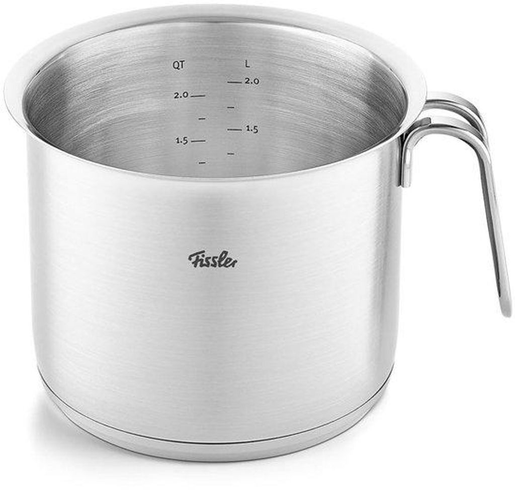 Induktive Milchschüssel - rostfreier Stahl - 2,6 l - 16 cm