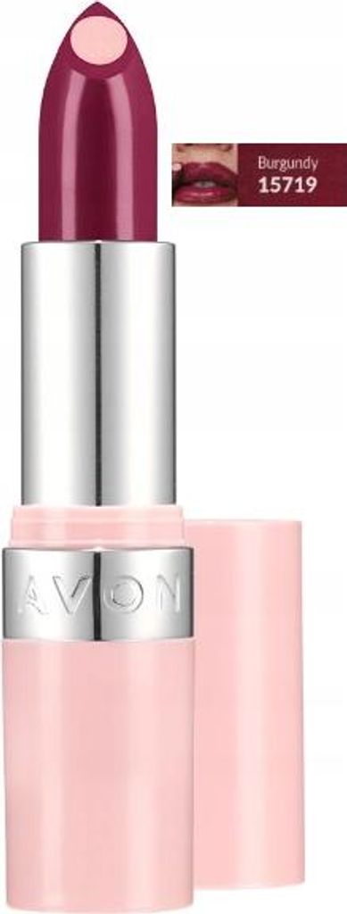 AVON Hydramatic Shine Burgunder Lippenstift mit Hyaluronsäure