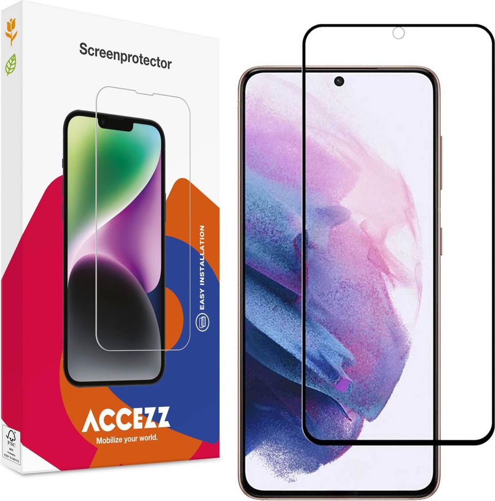 Accezz Full Cover Screen Protector aus gehärtetem Glas Samsung Galaxy S22 Plus / S23 Plus