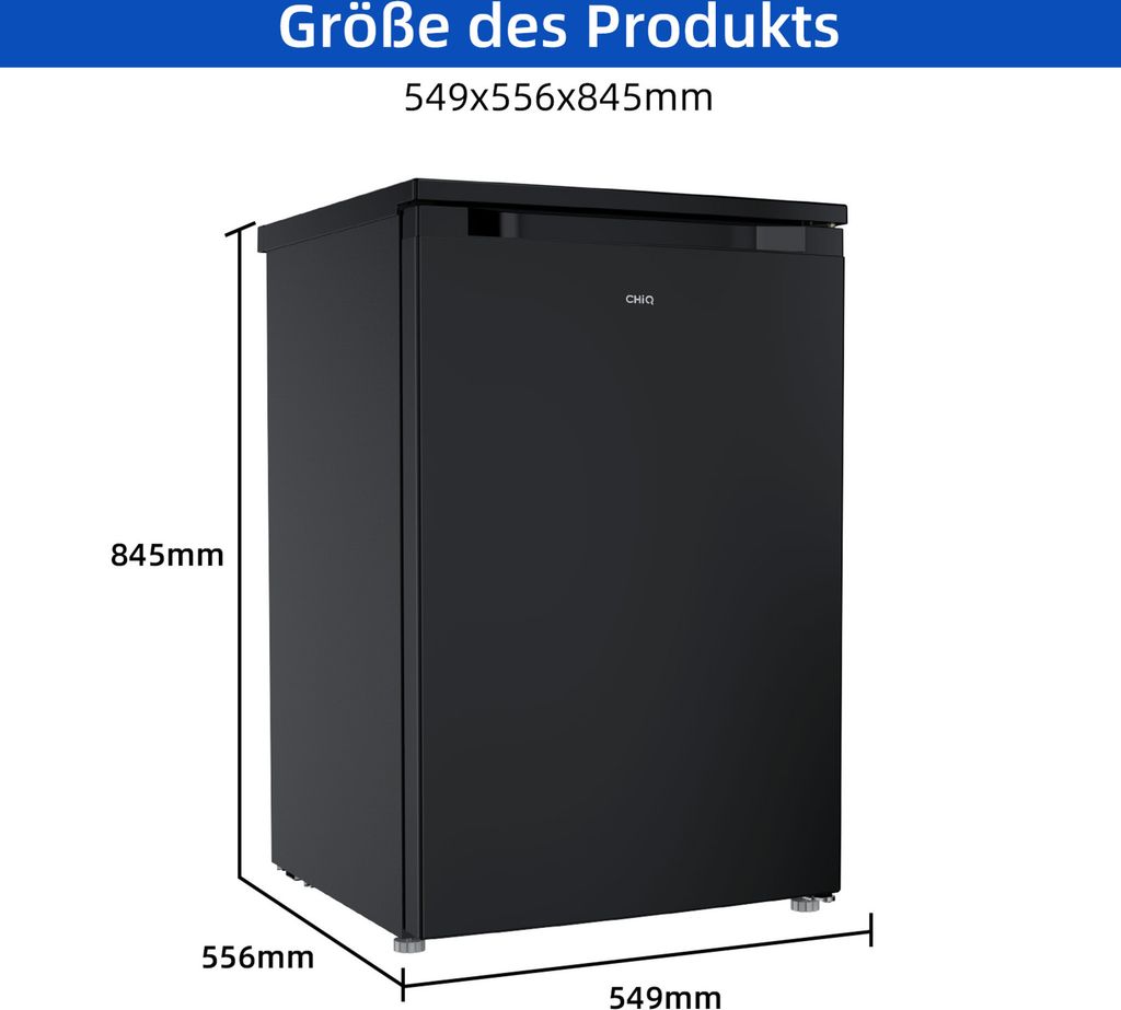 ChiQ CTT107BC Kühlschrank mit Gefrierfach, 7 Produktbild 4
