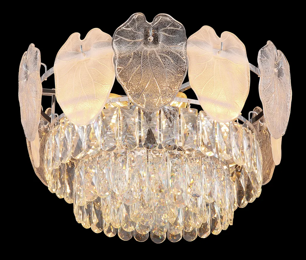 Plafonnier Cristaux K5 - Solution Éclairage Puissant et Décoratif - 2