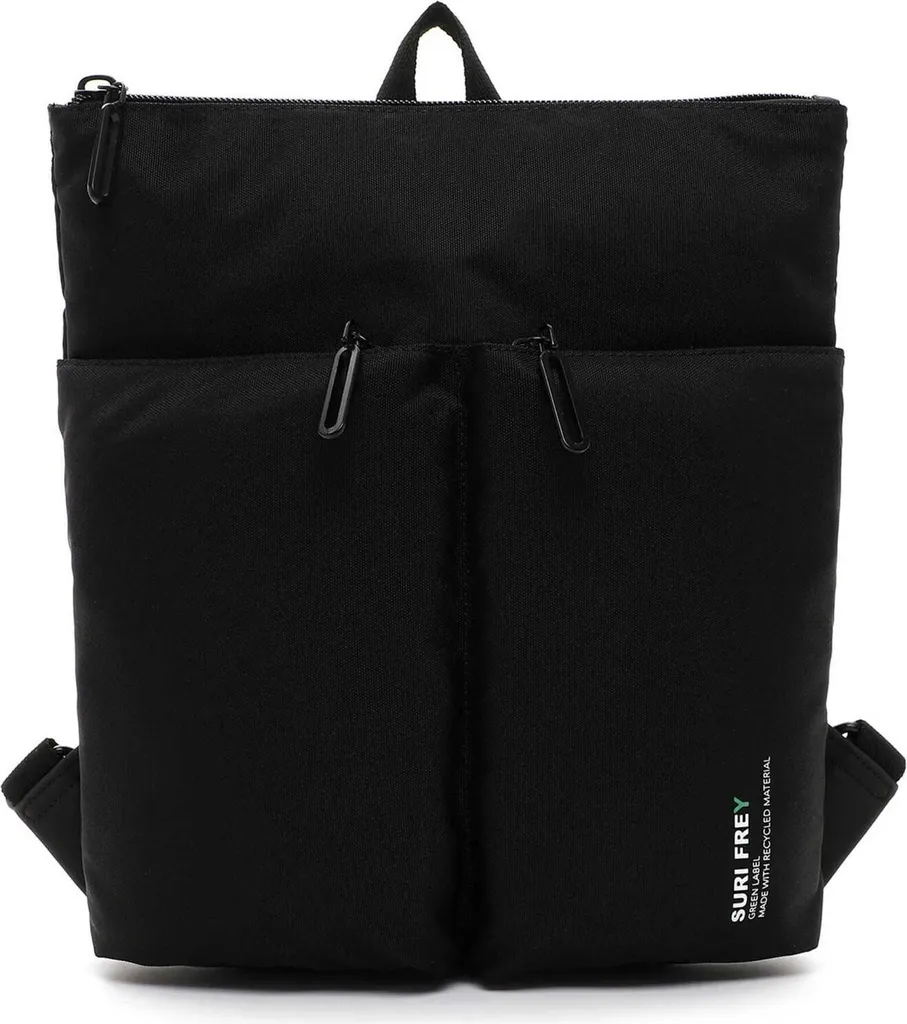 Sac à Dos de Loisirs Noir Mat SURI FREY Tanny - Accessoire Mode et Pratique