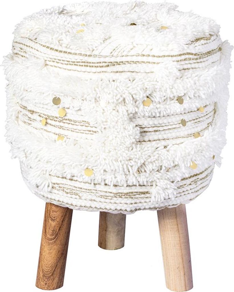 Hocker Bohist 400 Creme / Khaki