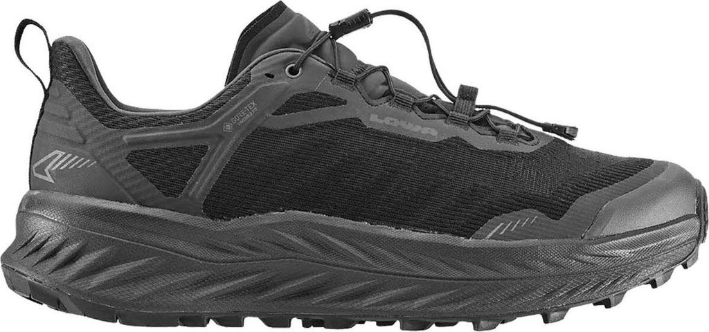 LOWA FORTUX GTX (Trailrunning- und Hiking- Schuh) : Schwarz 45