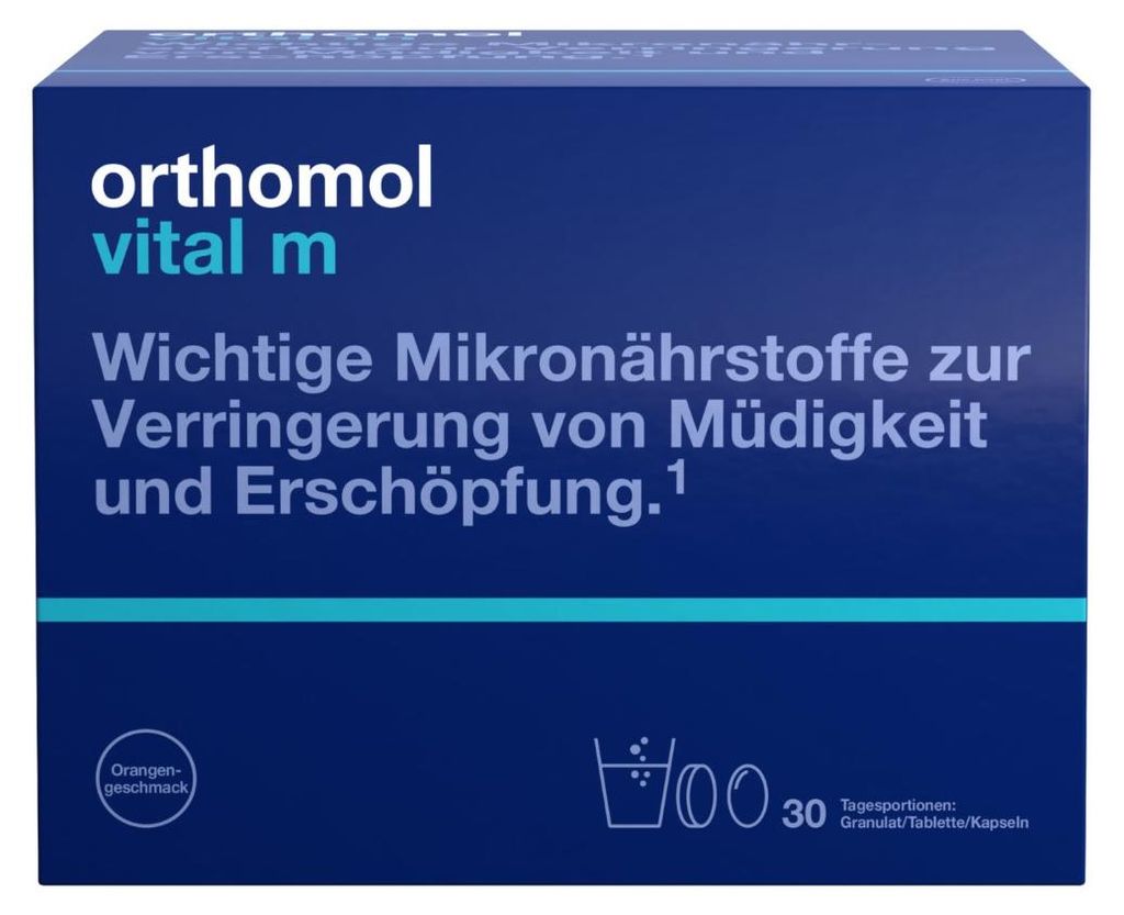 Orthomol Vital m für Männer - bei Müdigkeit - mit Produktbild 