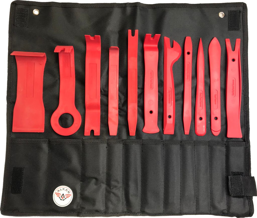 11 x Kunststoff Montagehebel Montierhebel Montagekeil f. Clips Türverkleidungen