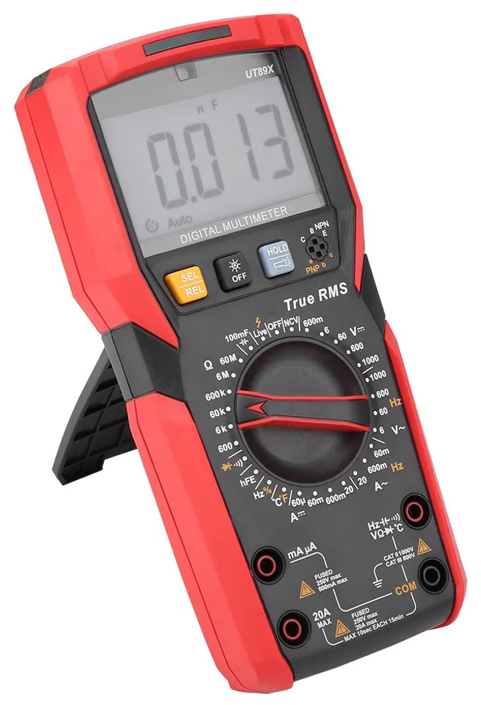 Multimètre numérique pour électricien UT89X mesure de température NVC
