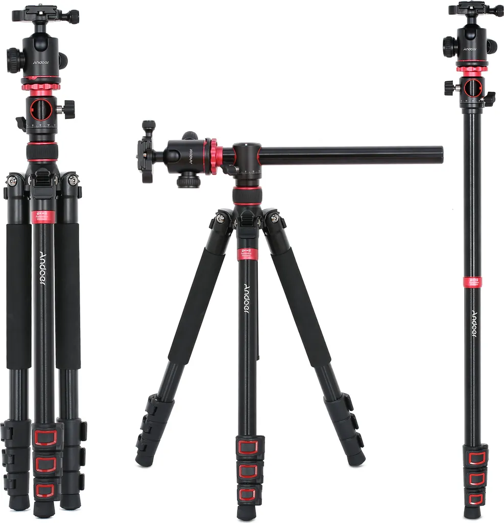 Andoer TTT-012 Treppiede Professionale 183cm Monopiede Alluminio