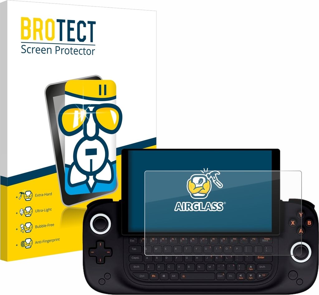 BROTECT Schutzglas für Ayaneo Slide Schutzfolie Panzer Folie Glas Display Schutz klar