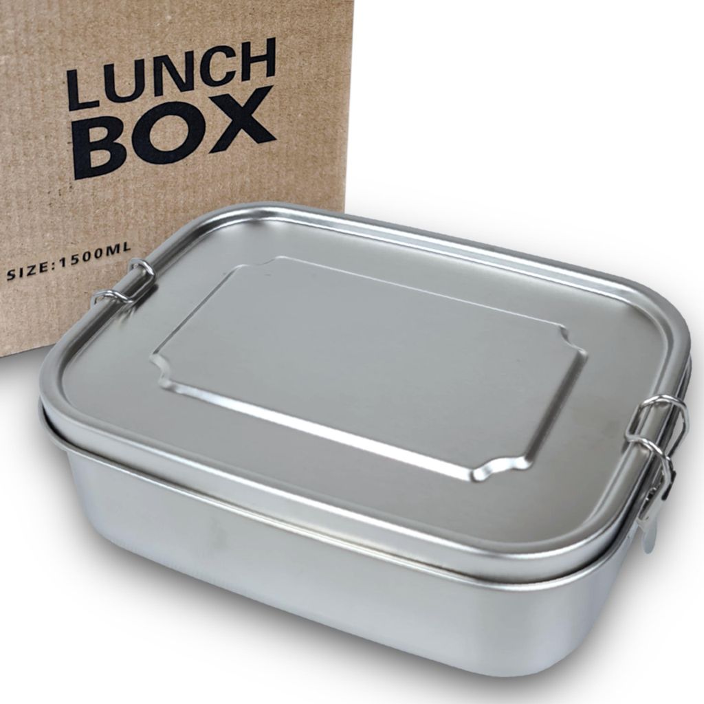 Gardenko Lunch Box 1.5L stal nierdzewna 20x15x7 cm Zdjęcie produktu 