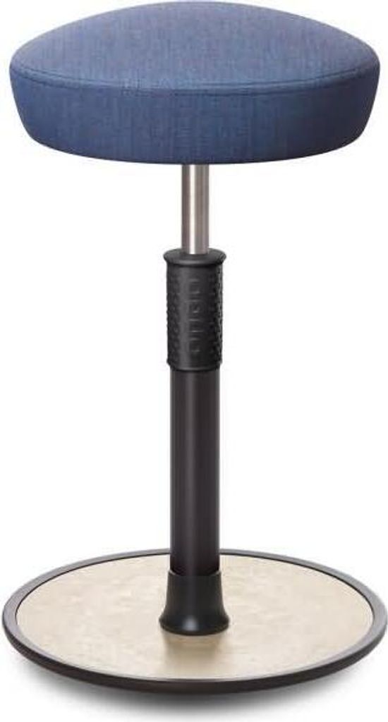 Sitz- Stehhocker Free Tall Hutsitz kvadrat Remix Jeans schwarz /cremeweiß.
