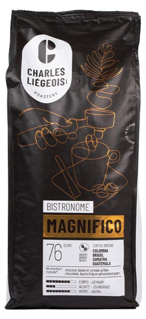 Kávová zrna Charles Liégeois Magnifico, 1 kg Obrázek produktu 