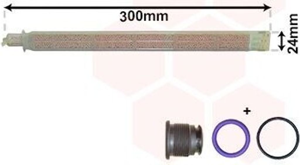 VAN WEZEL 5801D702 - OE 1S0898191 Klimatrockner für Mii (KE1, KF1), Citigo (NF1), UP