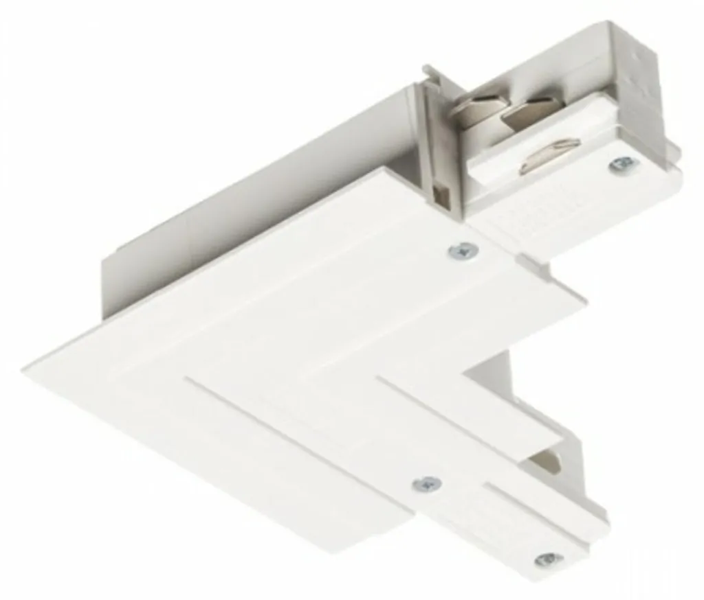 Raccord de rail triphasé blanc R11345 pour plinthes encastrées 230V
