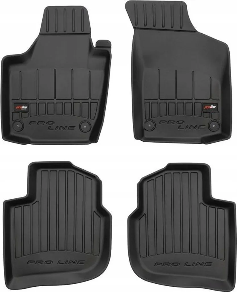 Set Tappetini Gomma 3D Skoda Rapid Spaceback 2012-2019 - Su Misura