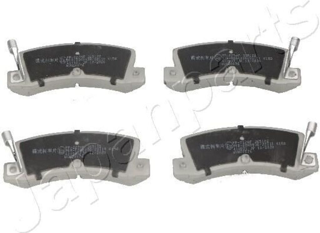 JAPANPARTS PP-227AF - OE 0446612020 Bremsbeläge, Hinten für Corolla (E10), Corolla (E11)